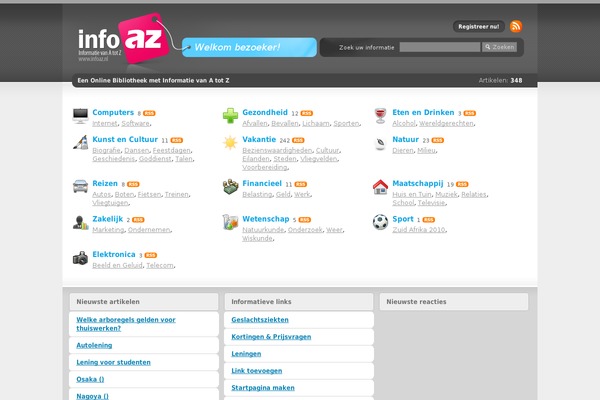 WordPress website example screenshot