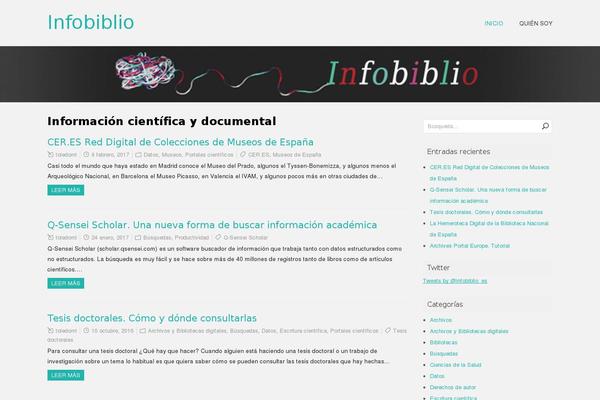 infobiblio.es site used Asaptheme