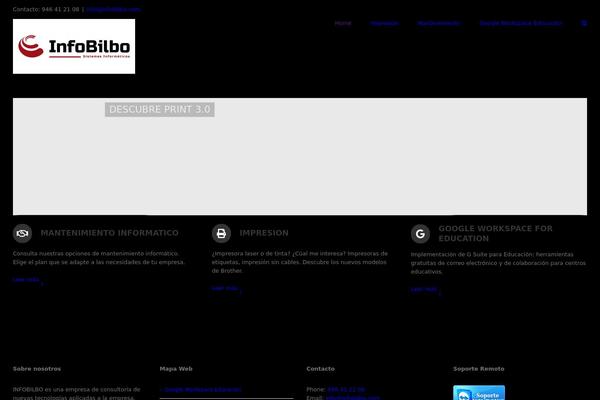 WordPress website example screenshot