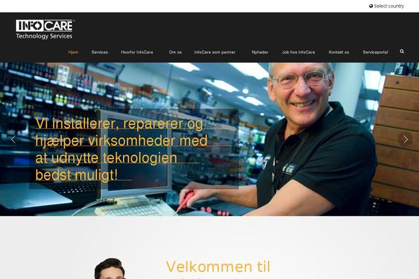 infocare.dk site used Infocare