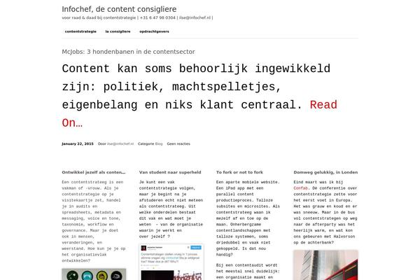 infochef.nl site used Frank Master