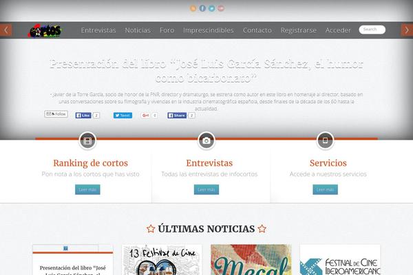 infocortos.com site used Clinto