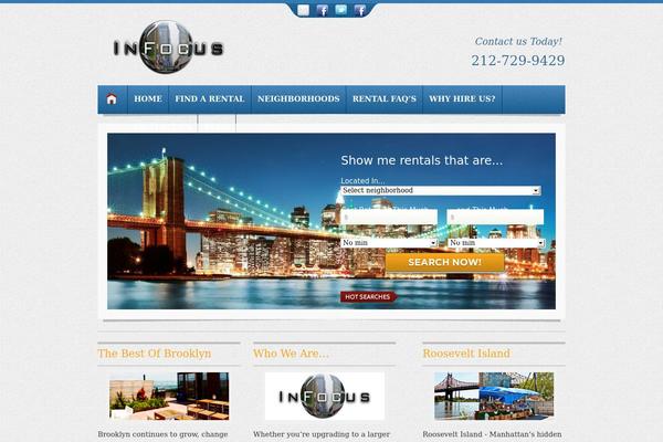 infocusrealtynyc.com site used Bravado