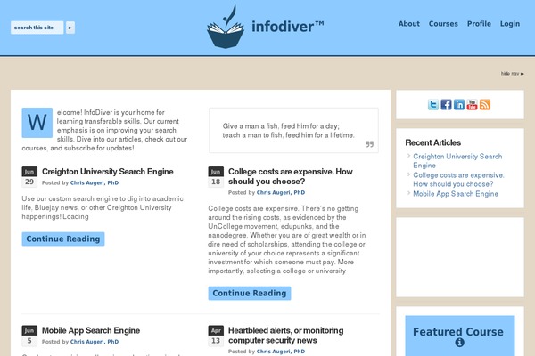 infodiver.com site used Wp-attract104