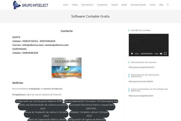 OceanWP theme site design template sample