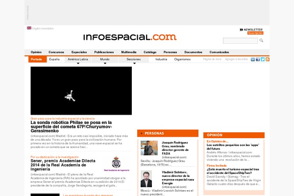infoespacial.com site used Imagar
