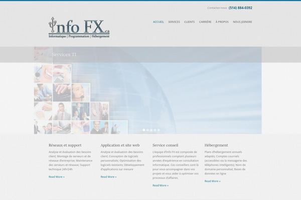 Hoxa theme site design template sample