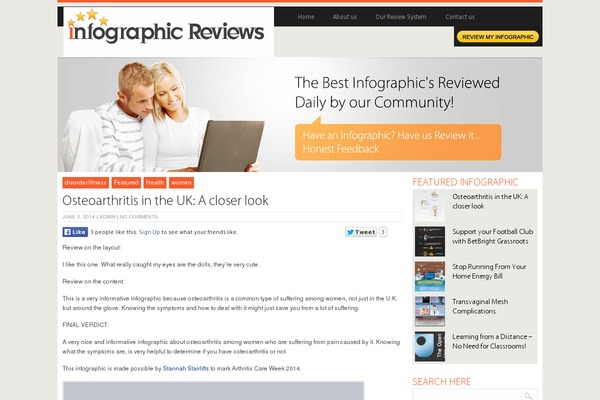 infographicreviews.com site used Infographic