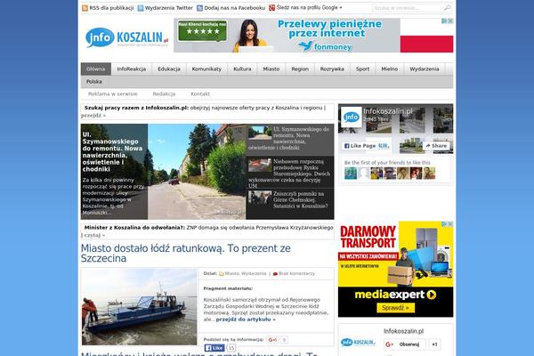 infokoszalin.pl site used NewsPro