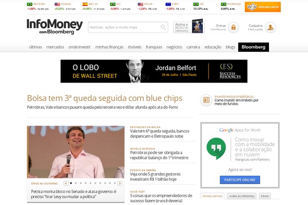 infomoney.com.br site used Infomoney