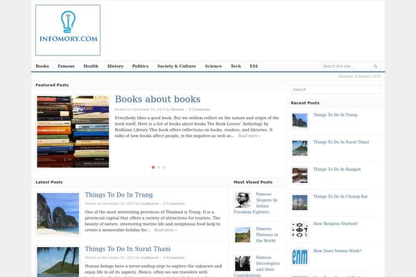 WordPress website example screenshot