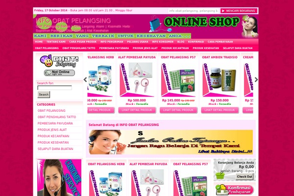 IndoStore theme site design template sample