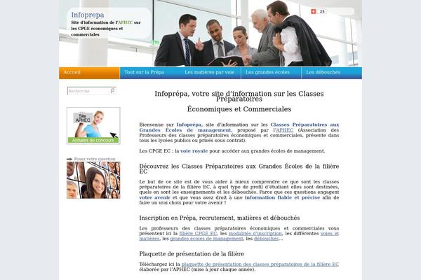 Twenty Ten theme site design template sample