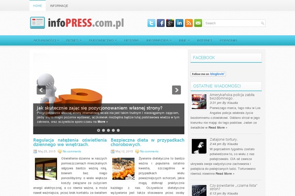 infopress.com.pl site used iMagazine