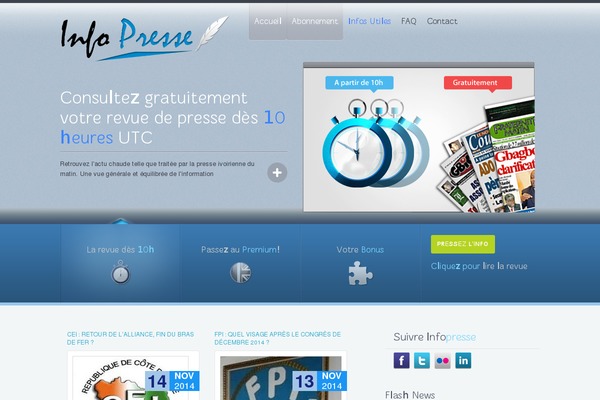 infopresse WordPress theme, websites list used infopresse theme infopresse theme websites examples