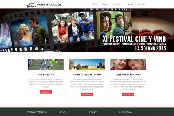 WordPress website example screenshot