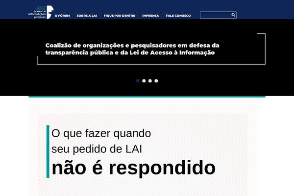 informacaopublica.org.br site used Abraji