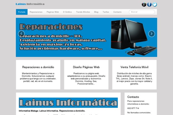 informaticamalaga.org site used Response