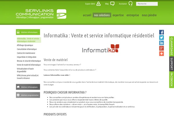 informatika.ca site used Informatika