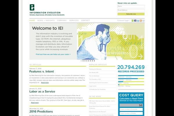 WordPress website example screenshot
