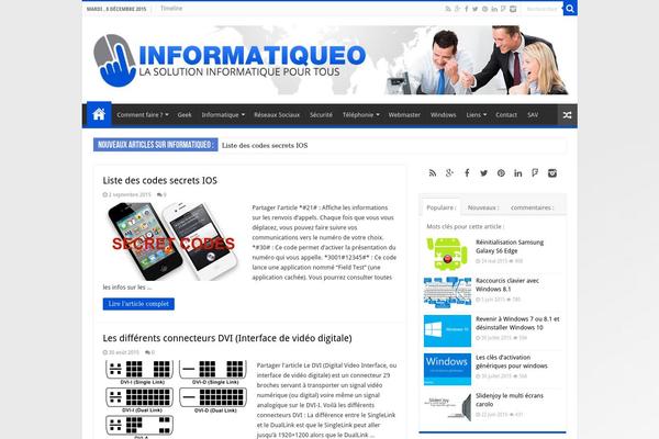 WordPress website example screenshot