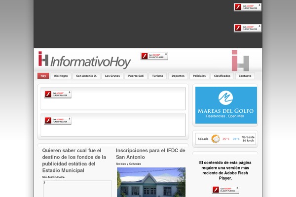 Site using FeedBackInformativoHoy plugin