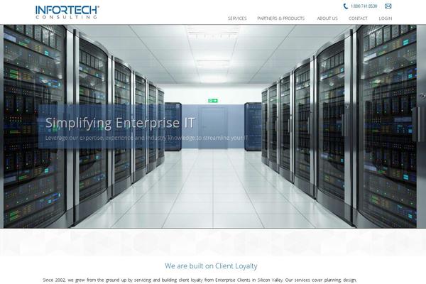infortech theme websites examples