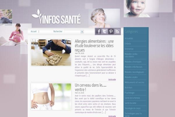 infos-sante.net site used V2