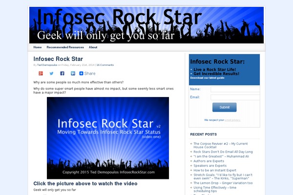 WordPress website example screenshot