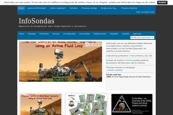 infosondas.com site used GeneratePress