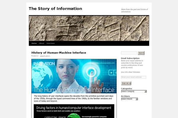 WordPress website example screenshot