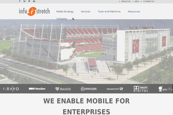Sponsors website example screenshot