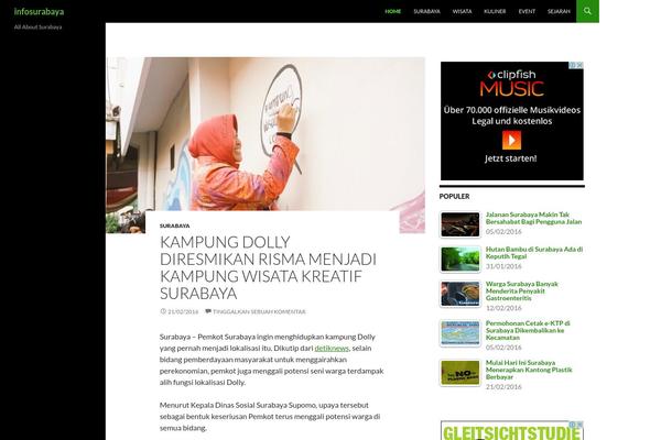 WordPress website example screenshot