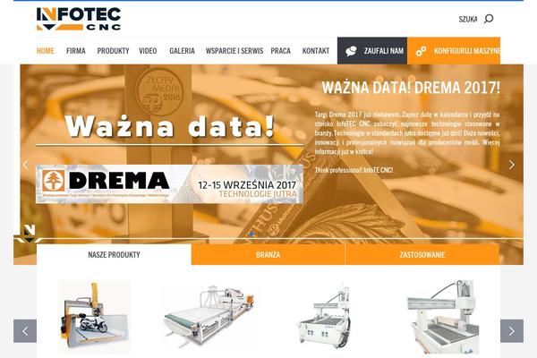 infotec theme websites examples