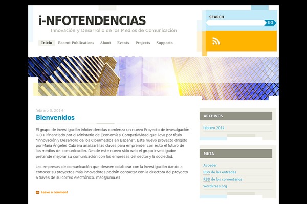 infotendencias.com site used Splendio-wpcom