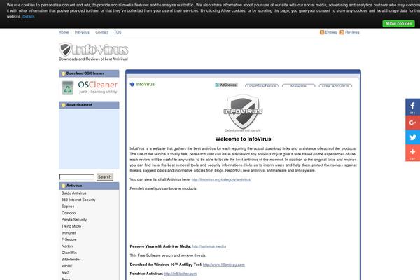 infovirus.org site used Infovirus