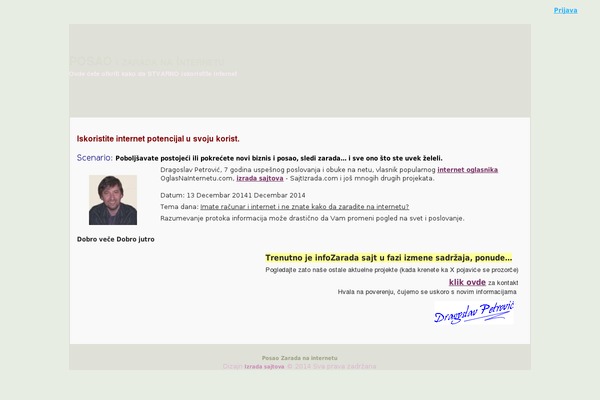 Site using Efekat plugin