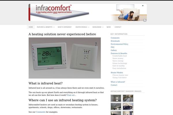 infracomfort.co.nz site used Platform
