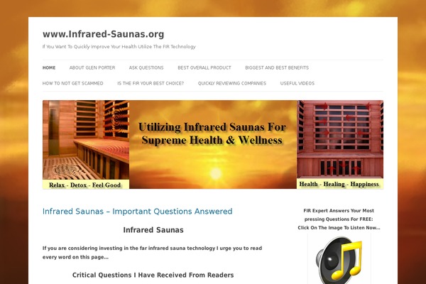 WordPress website example screenshot