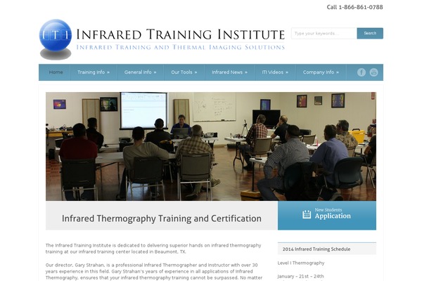 infraredtraininginstitute.com site used Iti