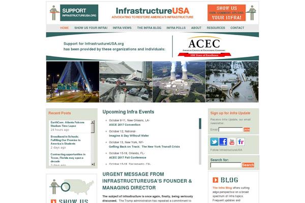 infrastructureusa.org site used Infrastructureusa