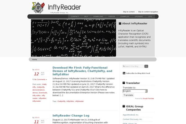 inftyreader.org site used Templegate