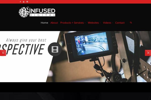 Salient theme site design template sample