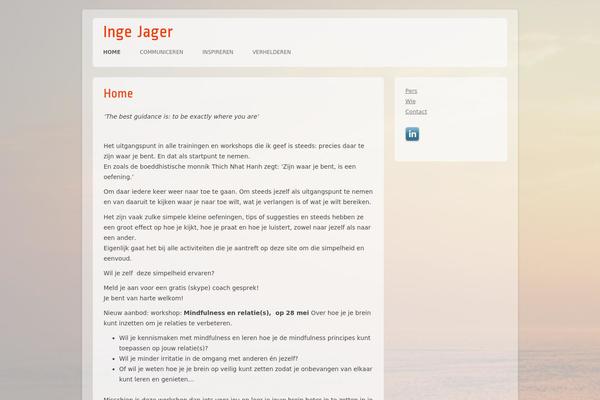 ingejager.nl site used Ingejager
