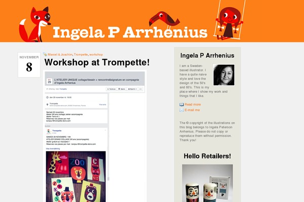 ingelaparrhenius.com site used Florence