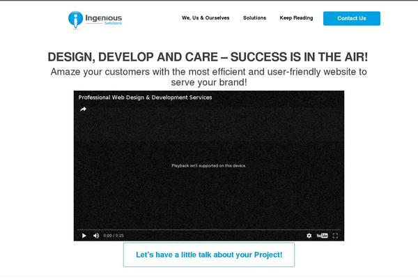 ingenious-web.com site used Ingenious_web