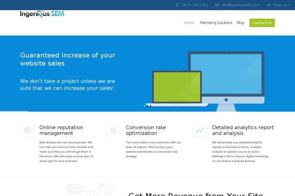 SEOWP theme site design template sample