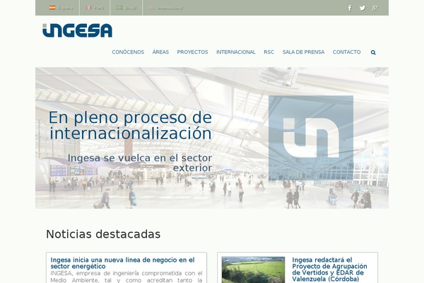 ingesa.eu site used Ingesa