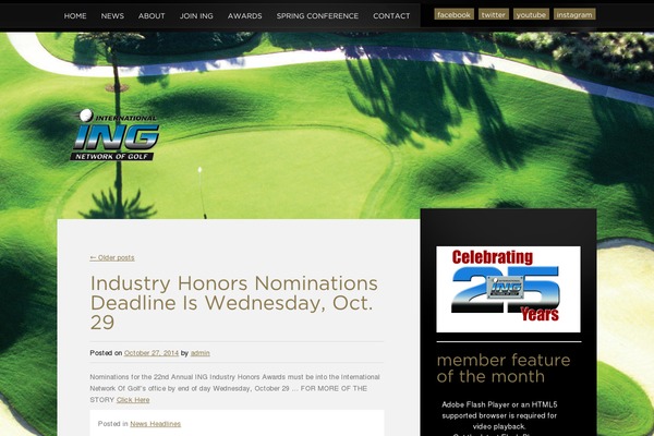 Site using TablePress plugin