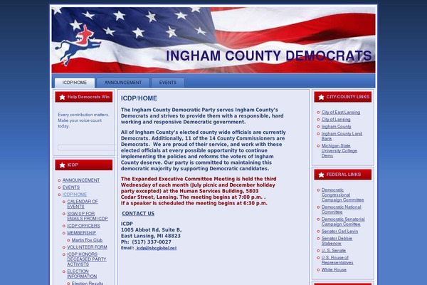 inghamdemocrats.org site used Old_glory_wp_theme_lr